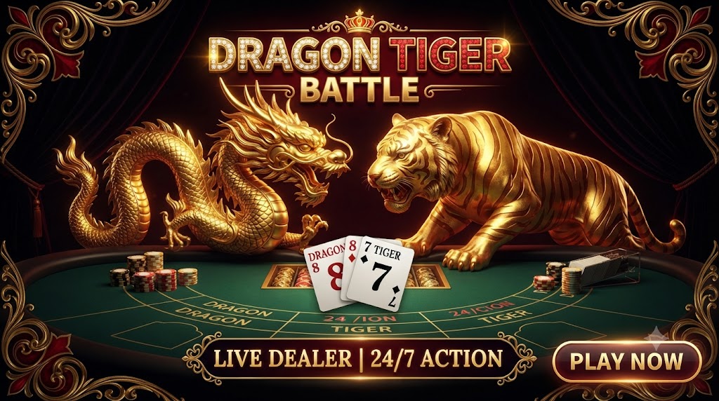 Dragon Tiger fast paced live game DDDJILI ACE